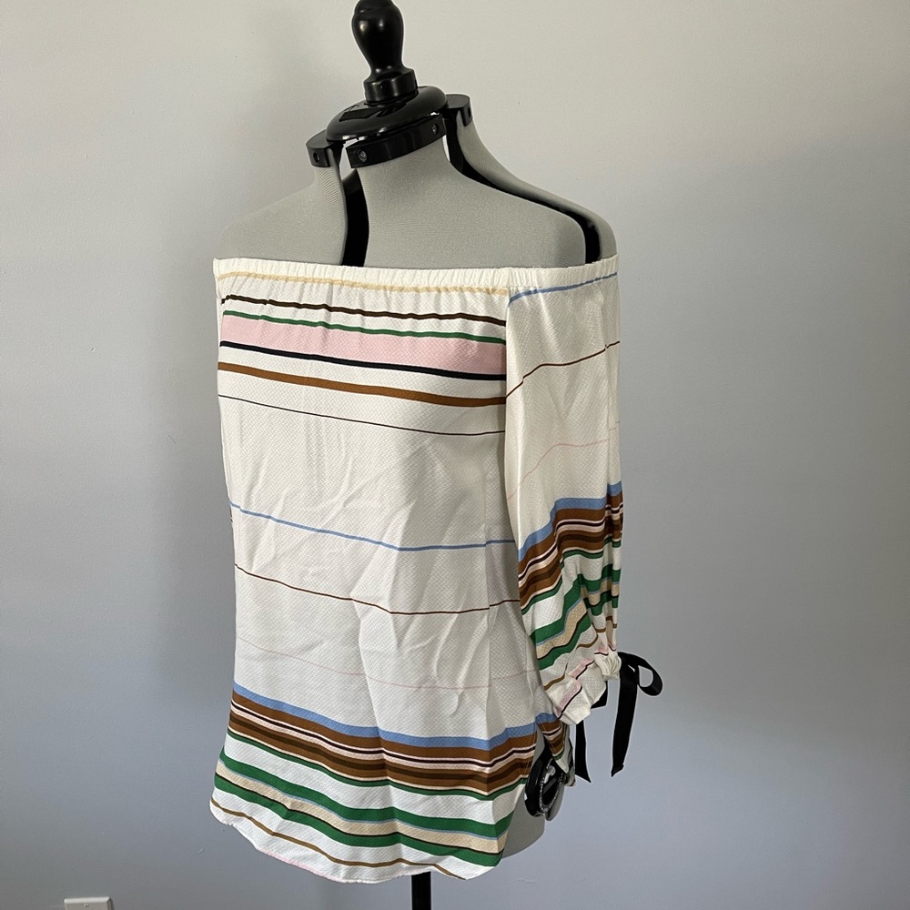 Massimo Dutti off the shoulder blouse